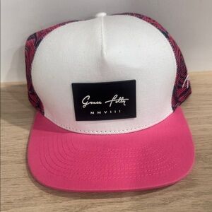 Grace Folly Trucker Hat for Men & Women. Snapback Mesh Cap